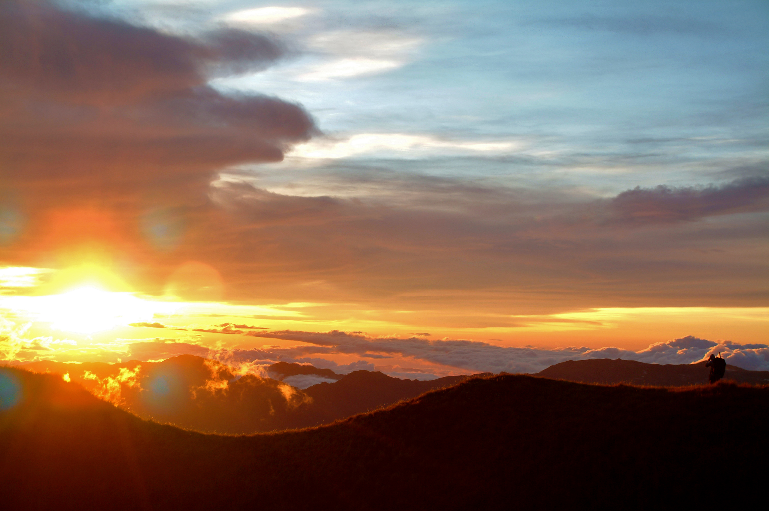 Sunset over Mt. Pulag